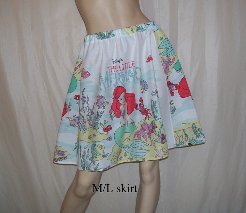 Ariel Mermaid Skirt OOAK Upcycled Little Mermaid Princess Etsy