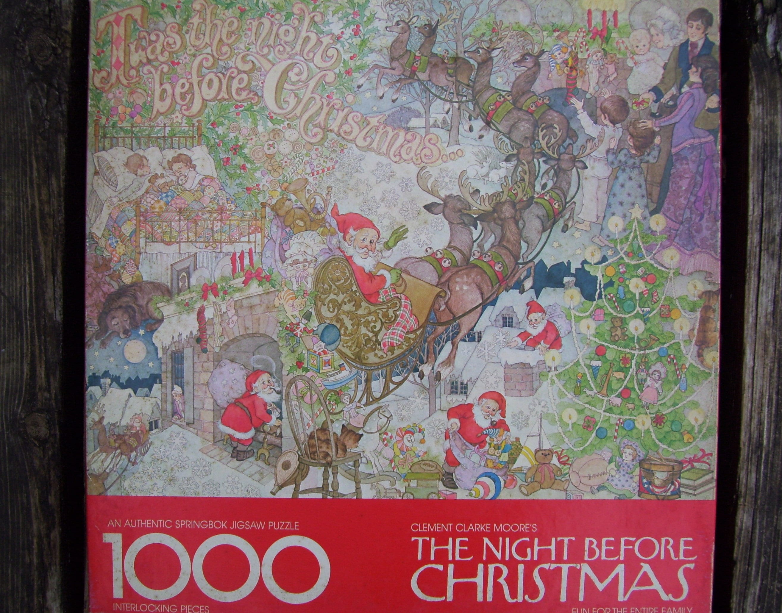 Amazon.com: Ceaco Thomas Kinkade Santa'S Night Before