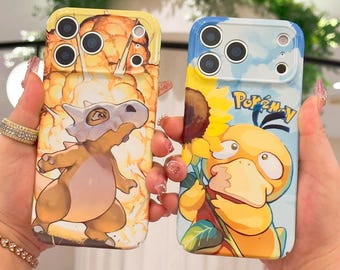 iPhone 17 16 15 14 13 12 11 Pro Max、Samsung S25 S23 FE S21 S22 Plus S24 Ultra A34、Google Pixel 9 10 用のかわいいアニメ漫画柄スマホケース