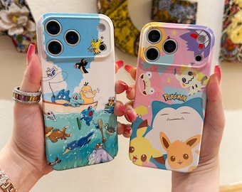 Cute Anime Phone Case for iPhone 17 16 15 14 13 12 11 Pro Max Samsung S26 S25 FE S21 S22 S23 Plus S24 Ultra A34 Google Pixel 7 8 9 10 Cases