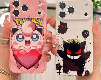 Kawaii Anime Phone Case for iPhone 17 16 15 14 13 12 Pro Max Samsung S26 S24 FE S21 S22 S23 Plus S25 Ultra A14 Google Pixel 7 8 9 10 Cases