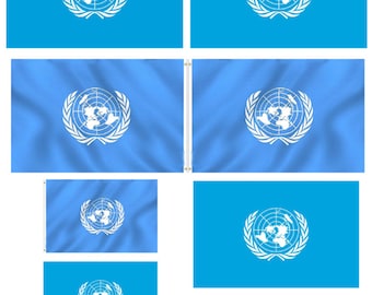 1 16 1 18 Scale United Nations Flags Aerial Recognition