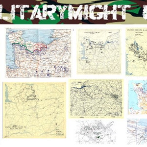 Schaal 1 32 1 35 WW2 Gedrukte kaarten D Day Normandië