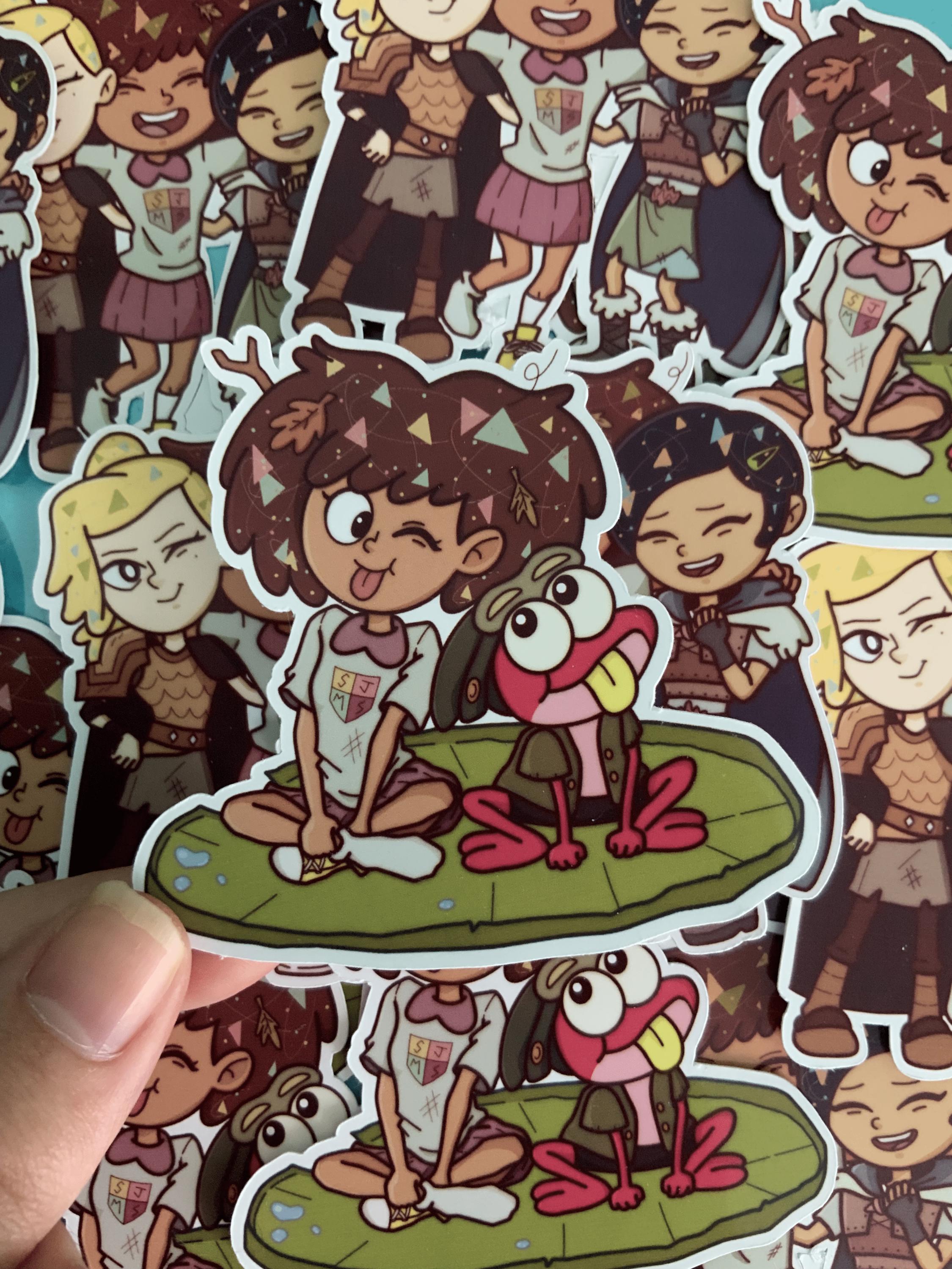 Amphibia Trio Calamitry Stickers - Etsy