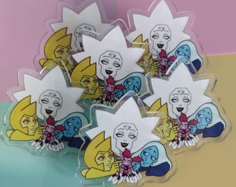 Beautiful Diamonds Acrylic pin