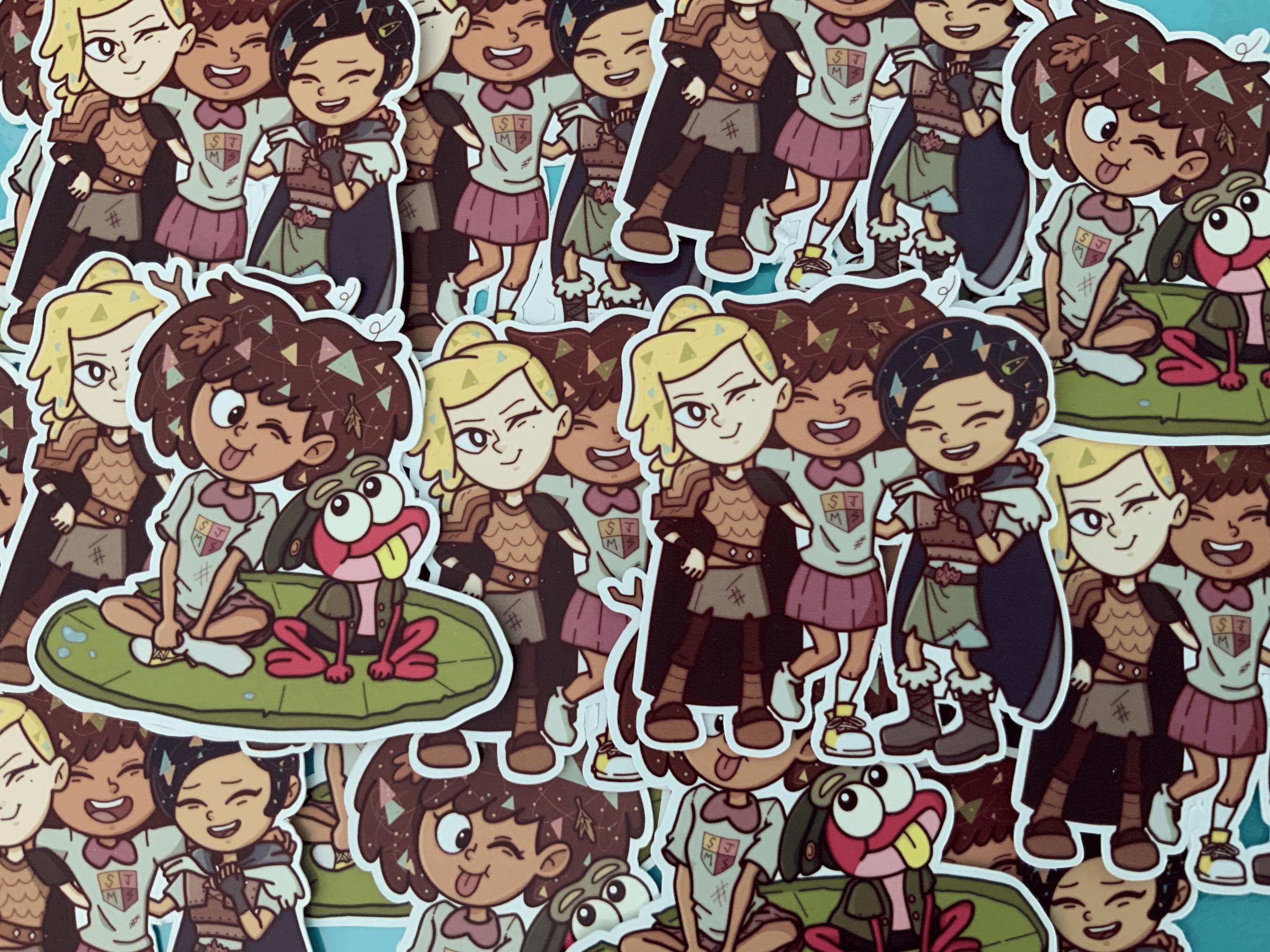 Amphibia stickers