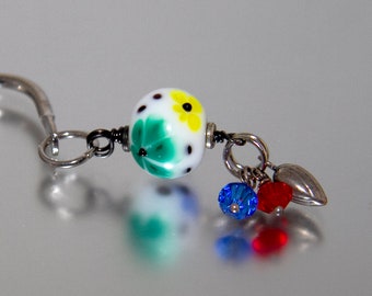 Bookmark-Lampwork bead