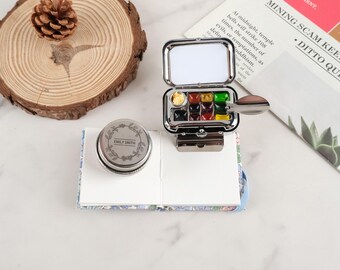 Personalized Watercolor Paint Set,Travel Watercolor Palette,Portable Paint Box,Suitable for Painting Enthusiasts,Birthday Gifts,Art Supplies
