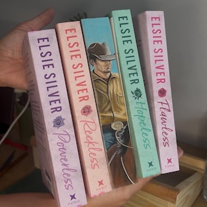 PREORDINE Chestnut Springs Elsie argento Completo 5 Libro bordo anteriore dipinto dettagliato dipinto a mano semplice Libro Cade Rhett Jasper Theo Beau