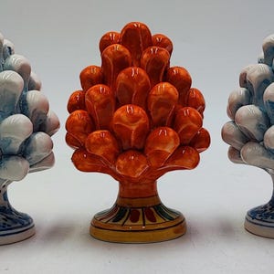 Pigna siciliana ceramica di Caltagirone altezza12/13 cm