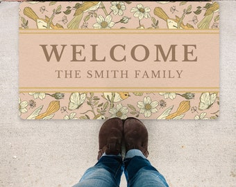 Personalized Doormat, Custom Doormat, Classic Mat, Home Decor, Gift for Mother, Housewarming Gift, Closing Gift