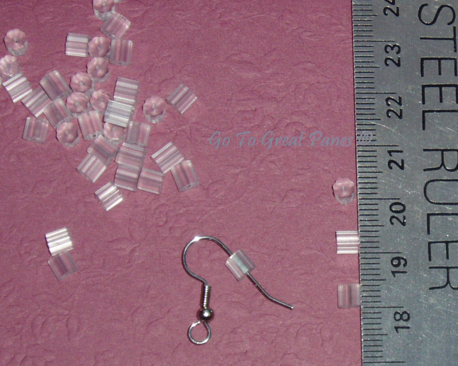 288 Clear Plastic Earring Backs Ribbed Plastic Stops Etsy