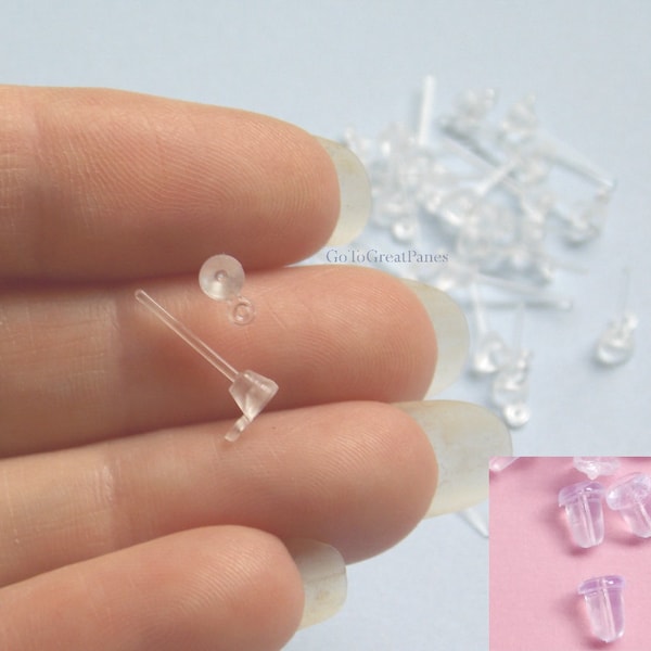 Plastic Post Earring Etsy