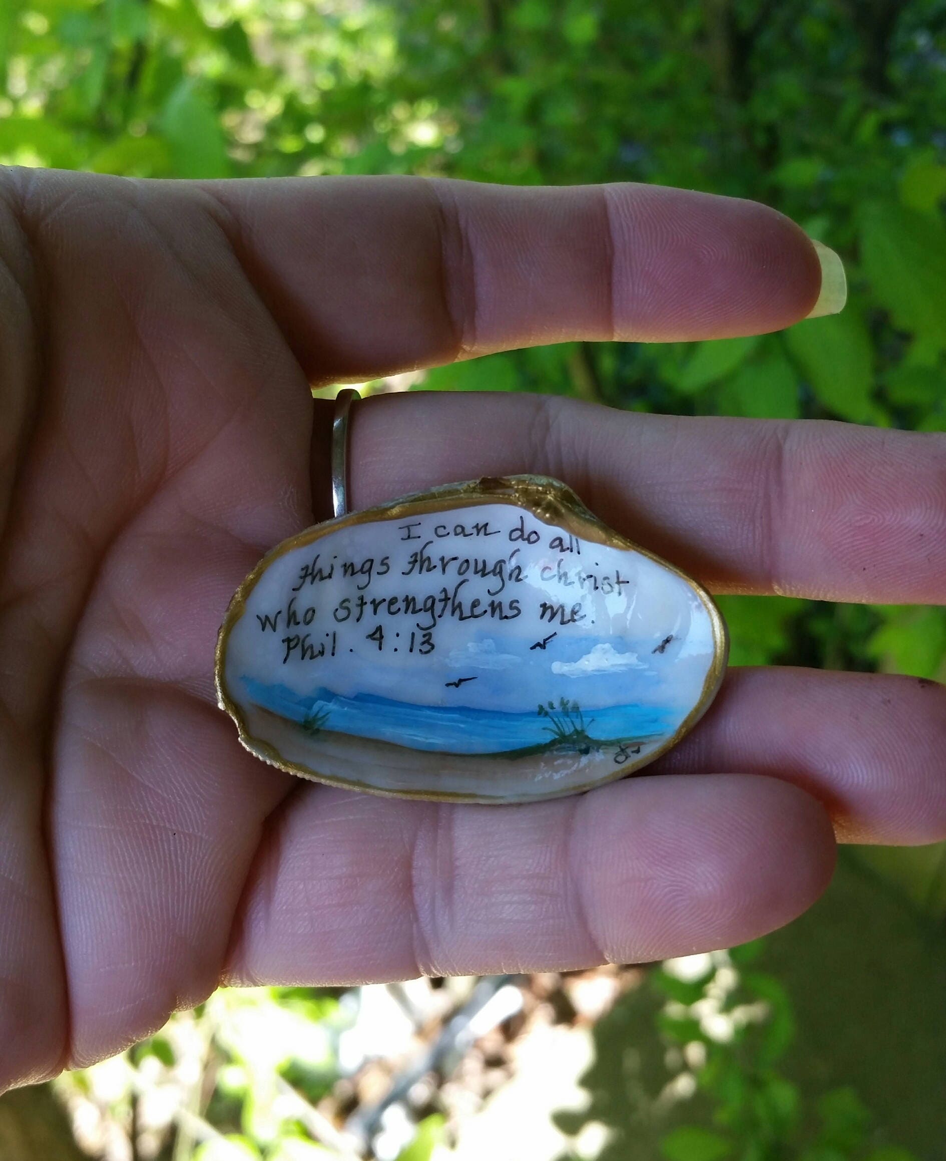 Seashell Scriptures 10 Hand Painted Seashells With Scriptures. These Were Made Using ...