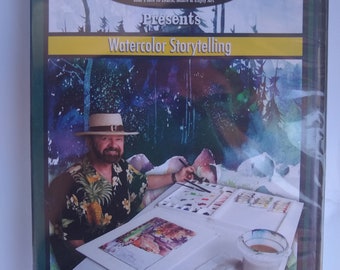 The World of Art Présente watercolor Storytelling with Tom Jones Painting DVD Discount Art Supply