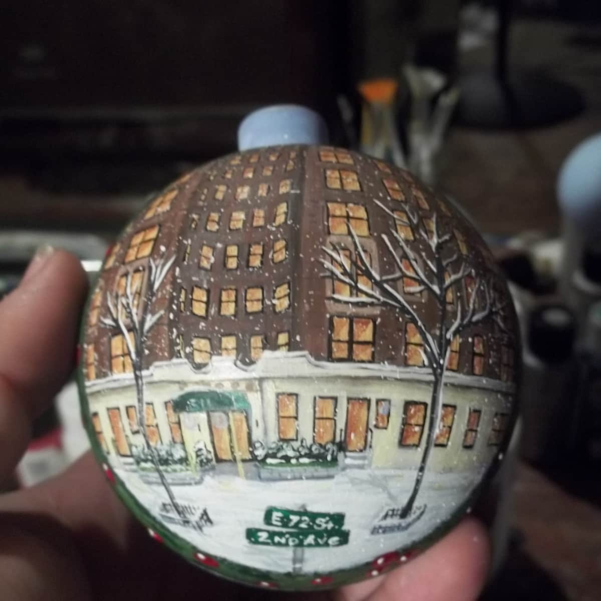 Custom Hand Painted Ornament | Etsy