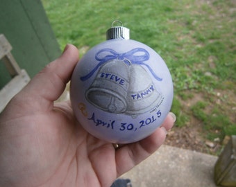 Wedding bells ornament