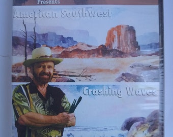 The World of Art Presents American Southwest and Crashing Waves with Tom Jones Painting DVD Discount Art Supply