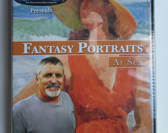 Fantasy portraits at sea with Don Hatfield painting dvd Art  education discount art supply