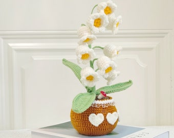 Elegant Crochet Lily Flowers, Charming Home Decor, Ideal Gift, Handcrafted with Premium Materials, Creator of Cozy Ambiance