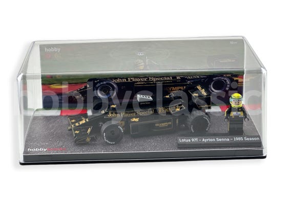 組み立て済みMOCブリック - ロータス 97T - アイルトン・セナ - 1985年