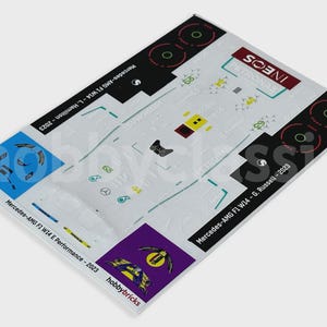 Pre-Cut Stickers - MB W14 - 2023 Season - Custom Brick MOC