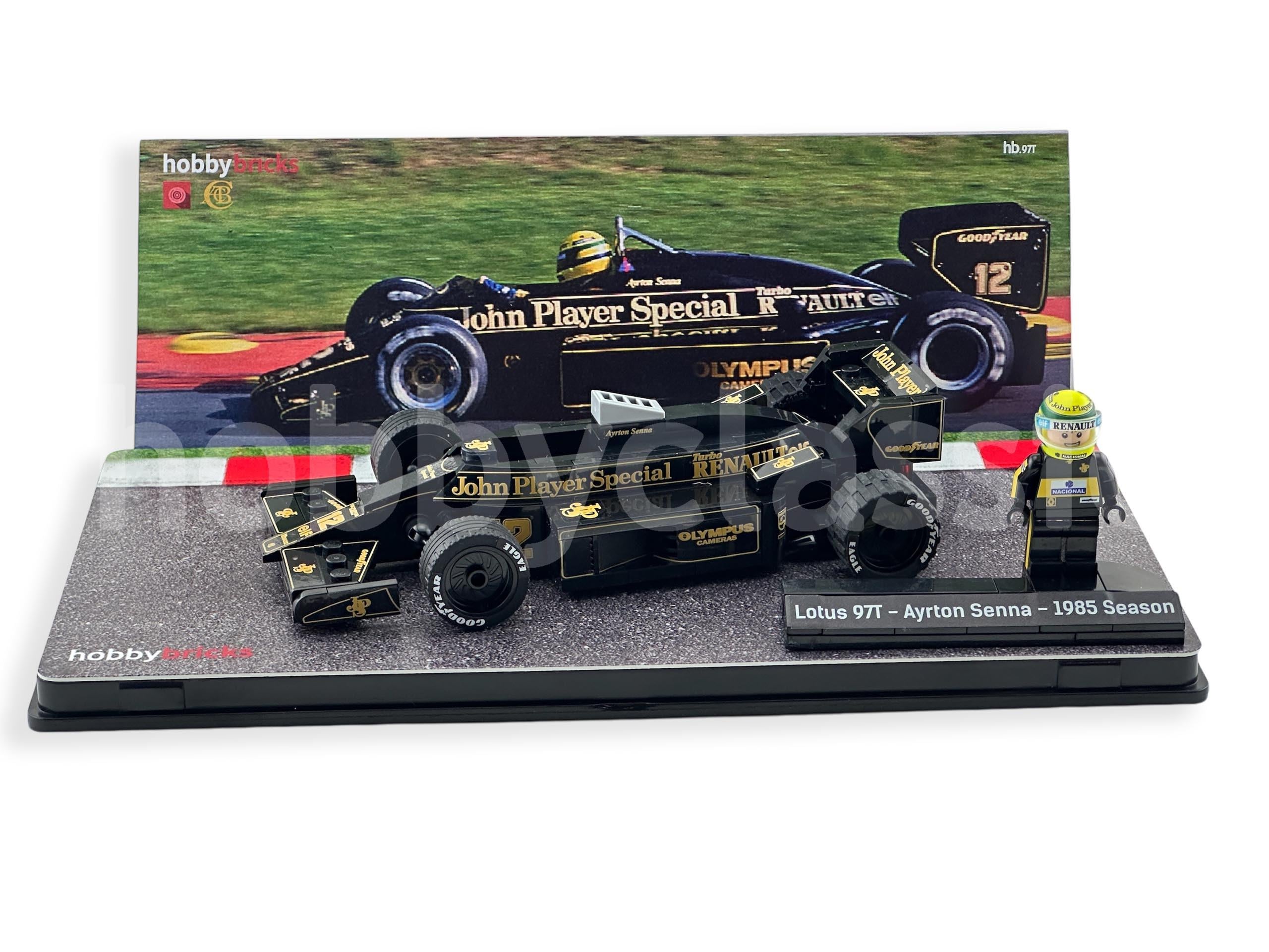Assembled MOC Brick - Lotus 97T - Ayrton Senna - 1985 Season