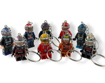 Custom Minifig KeyChain - F1 Drivers - 2026 Season