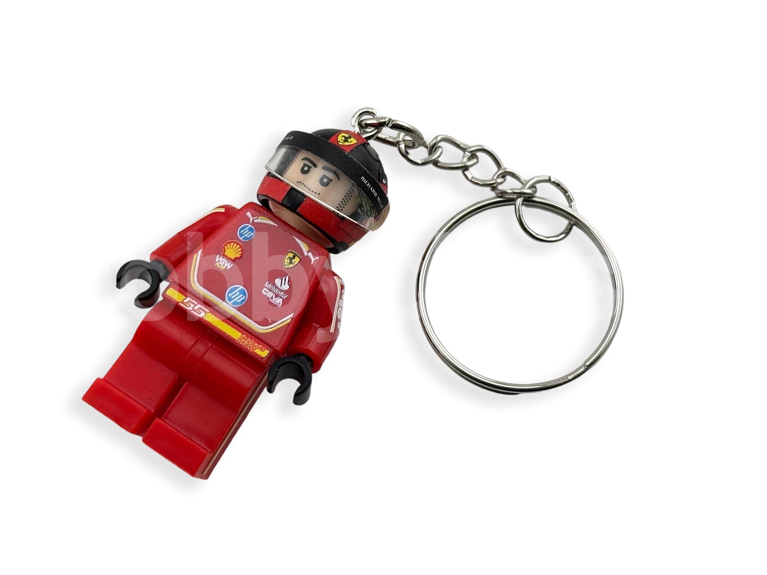 Niestandardowy brelok MiniFig - Carlos Sainz - sezon 2024