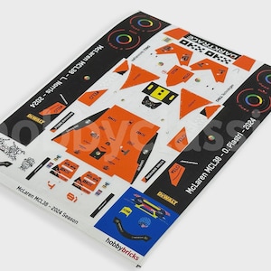 Pre-Cut Stickers - MCL38 - 2024 Season - Custom Brick MOC