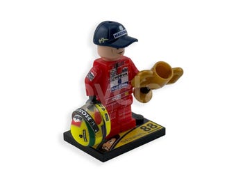 Ｆ1セナ人形、帽子付き！ 1&frasl;10スケール 1988年F1日本GP アイルトン・セナ フィギュア入荷