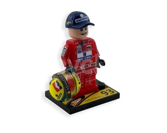 Custom Minifig - Ayrton Senna - Mclaren - 1993 Season - Etsy