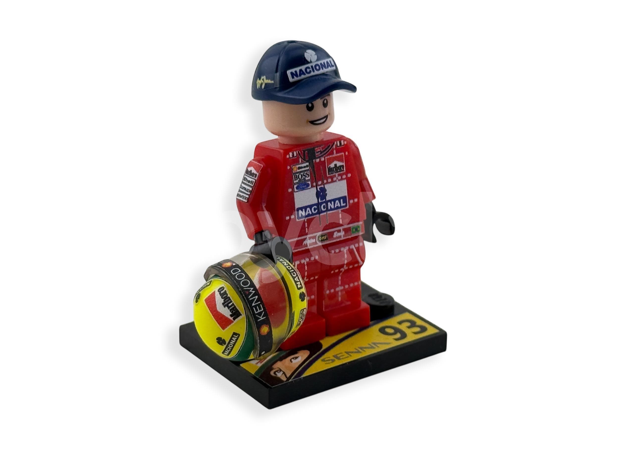 Custom Minifig - Ayrton Senna - Mclaren - 1993 Season - Etsy