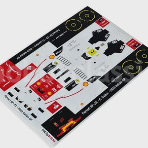 Pre-Cut Stickers - F SF-23 - 2023 Season - Custom Brick MOC