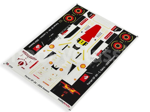 Adesivi Per Ferrari P4 #24 – Scalefox DCS020 – Scegli La Scala (1/43, 1/32, 1/24)