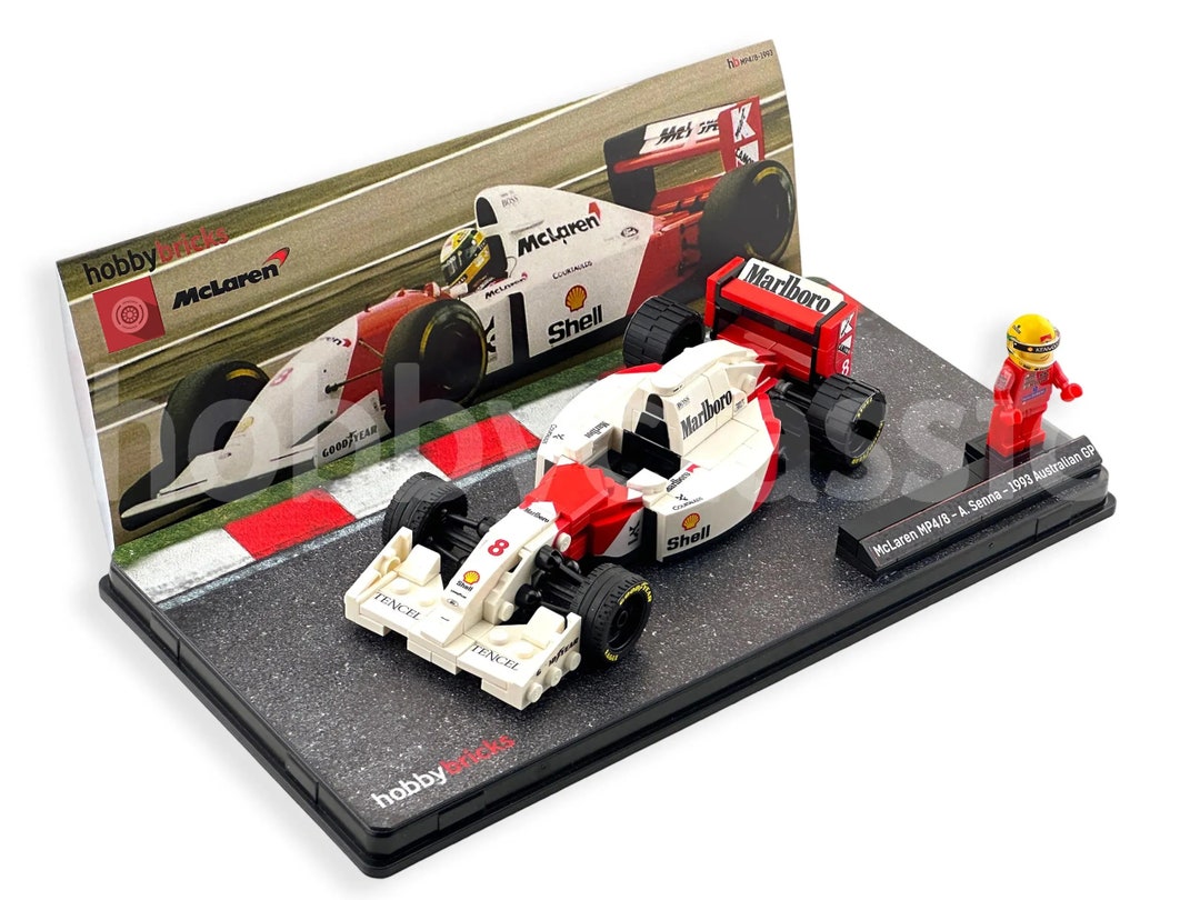 Mclaren MP4/8 - Ayrton Senna - 1993 - Brick Model - Etsy