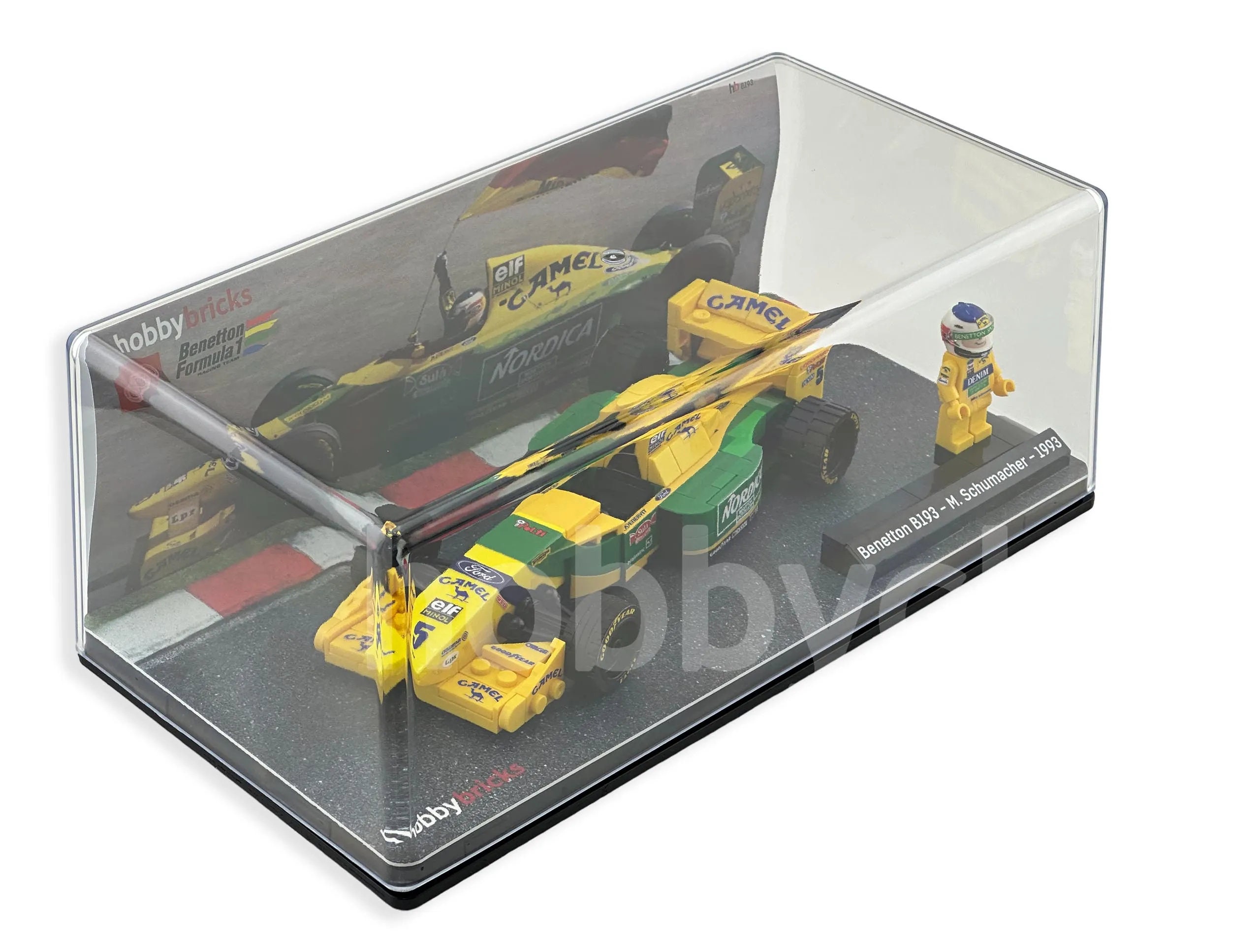 Assembled MOC Brick - Benetton B193 - M. Schumacher - 1993