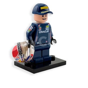 Minifigurine personnalisée - Max Dutch, pilote de course - Saison 2025