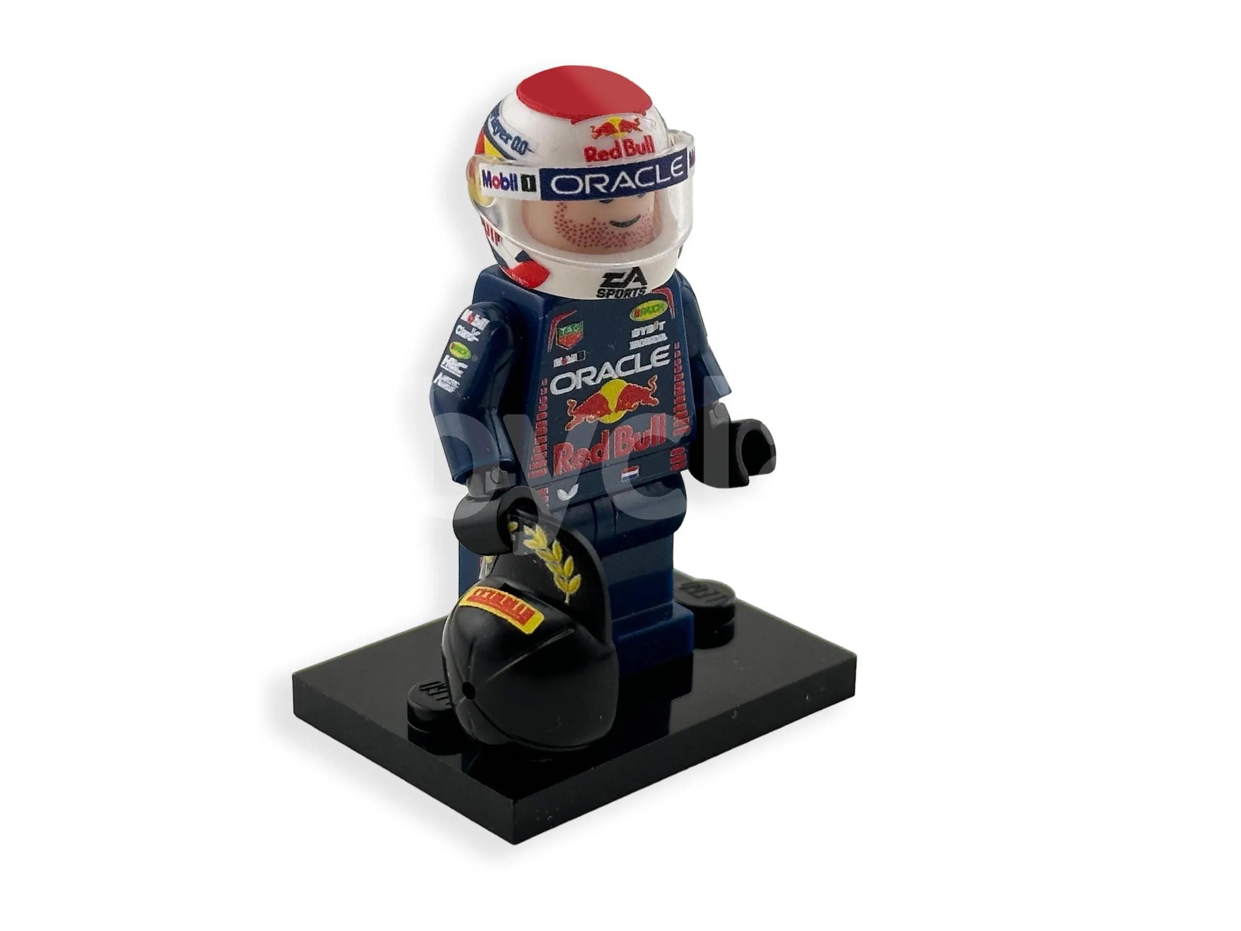 LEGO Minifigure Max Dutch Racing Driver F1 2024 Season Etsy
