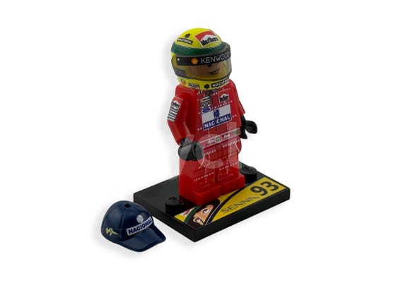Custom Minifig - Ayrton Senna - Mclaren - 1993 Season - Etsy