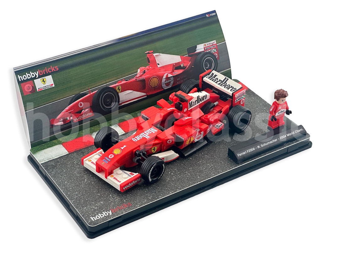 組み立て済みMOCブロック - F F2004 - M.シューマッハ - 2004年世界