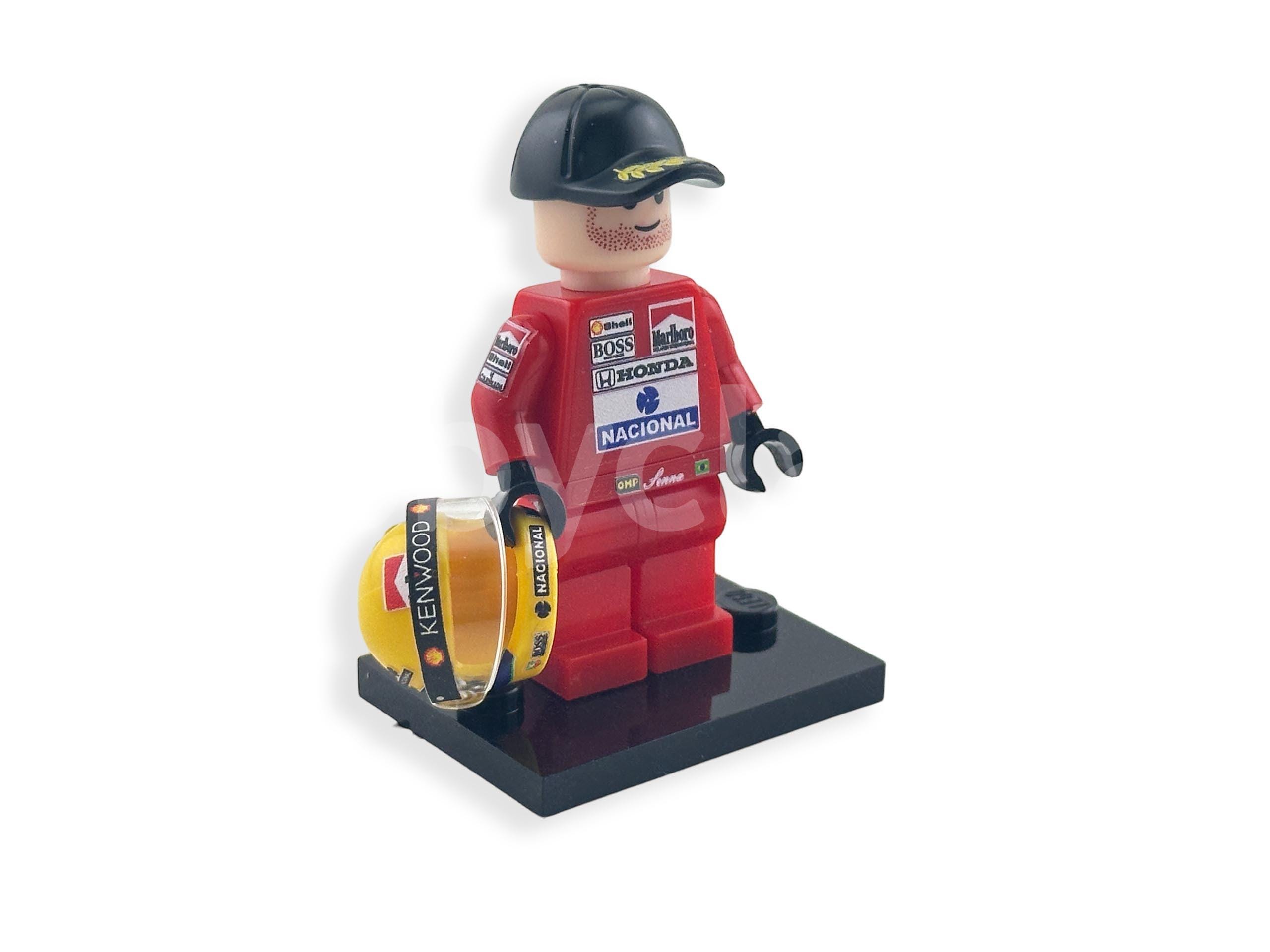 カスタムミニフィギュア - アイルトン・セナ - 1993 - Etsy 日本