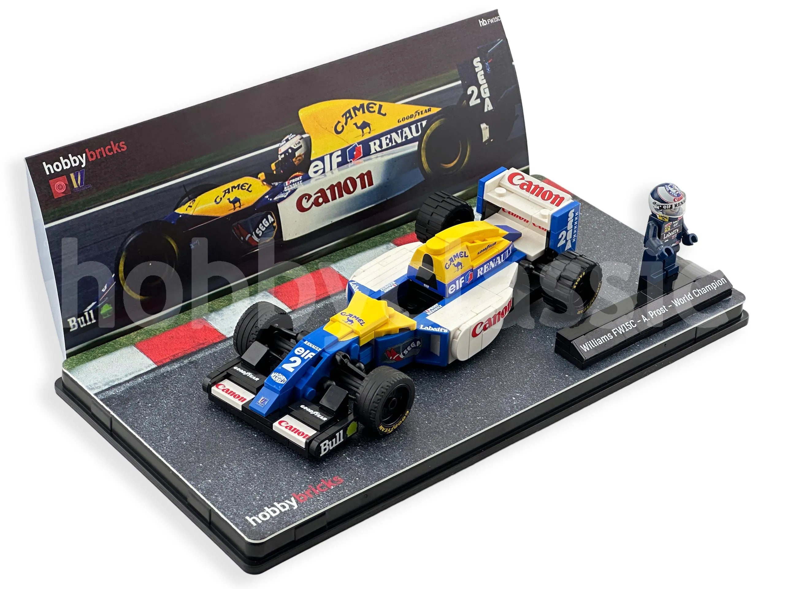 Assembled MOC Brick - Williams FW15C - 1993 Season - Etsy