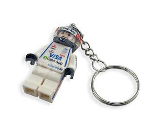 Benutzerdefinierter MiniFig-Schlüsselanhänger – Daniel Ricciardo – Saison 2024