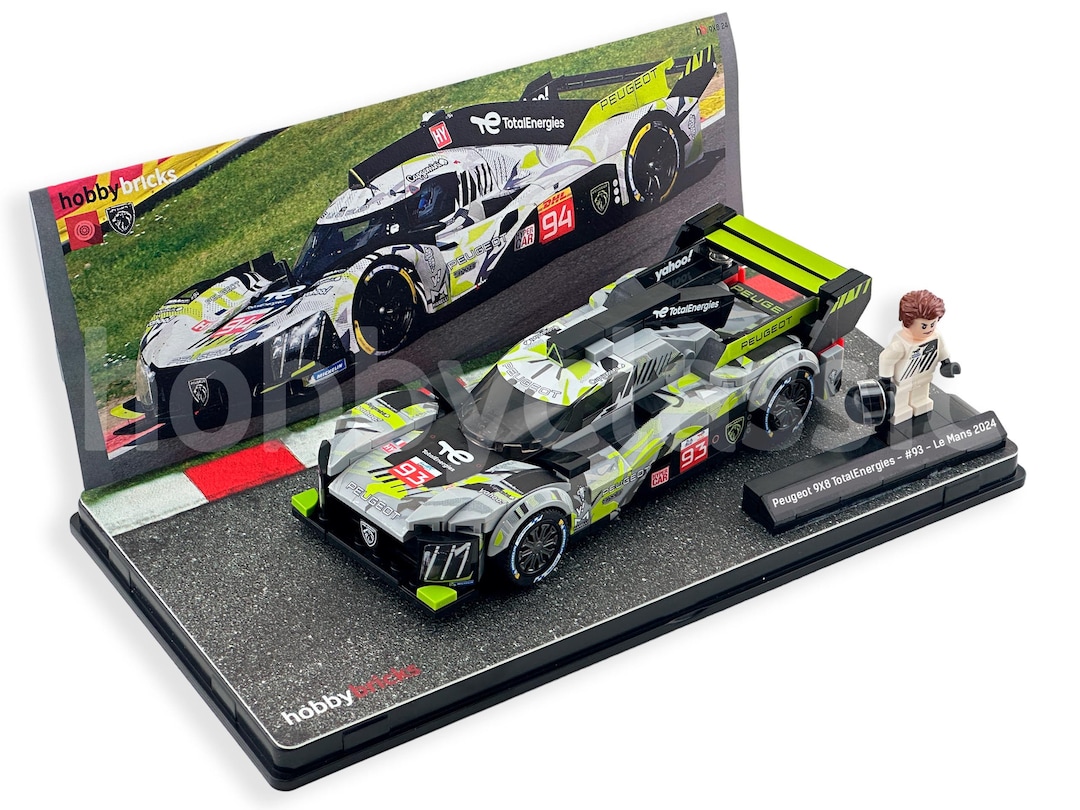 Assembled MOC Brick - Peugeot 9X8 LMH - Totalenergies - Le