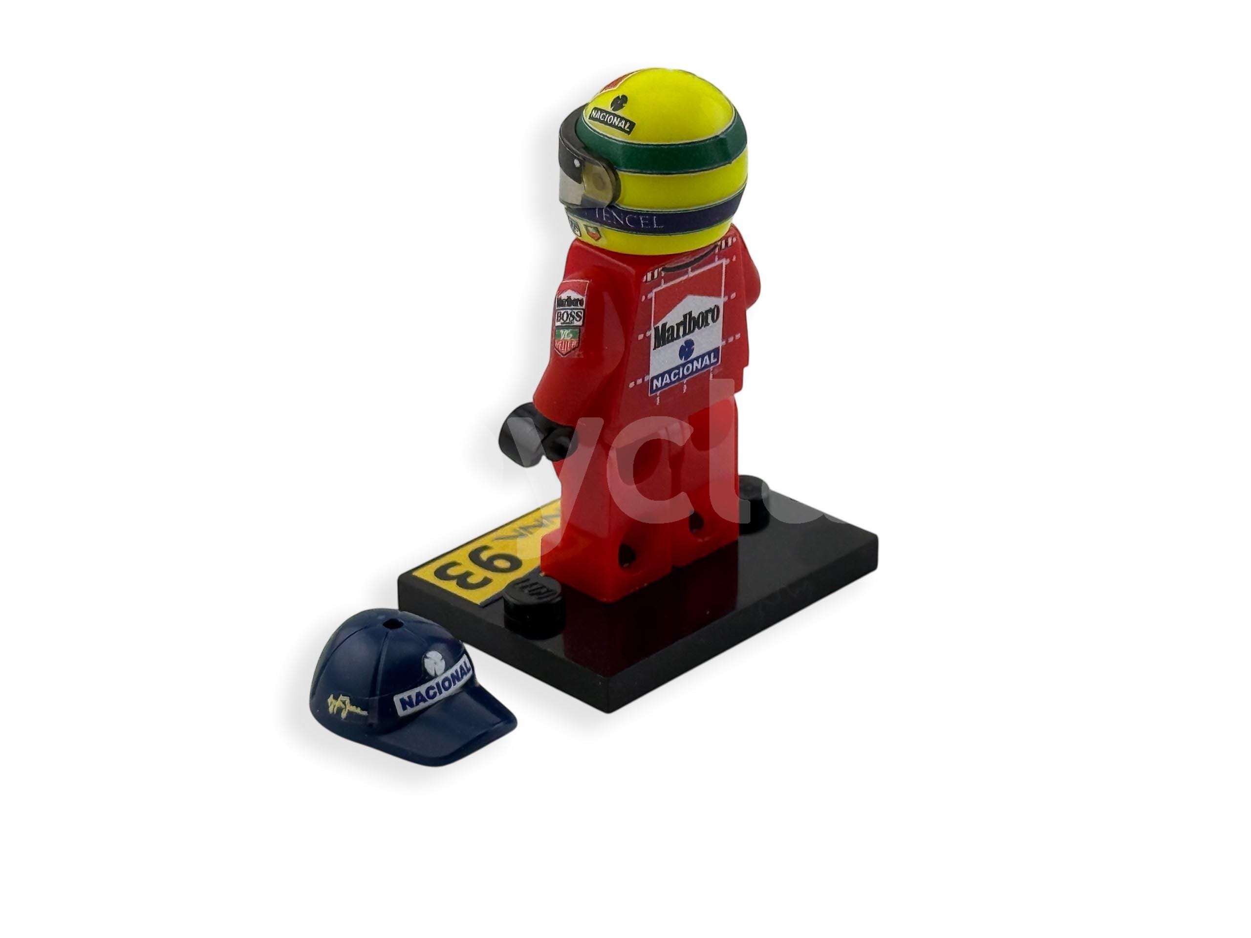 Custom Minifig - Ayrton Senna - Mclaren - 1993 Season - Etsy