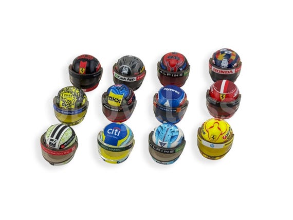 カスタムヘルメット - F1ドライバー 2023 - 2025 - Etsy 日本