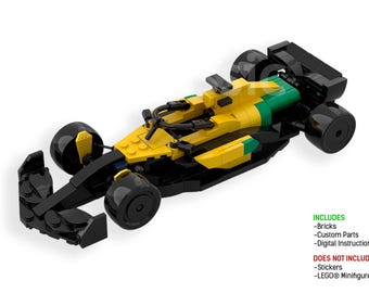 組み立て済みMOCブリック - ロータス 97T - アイルトン・セナ