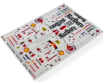 Alternative Stickers - LEGO® Set 11375 - Ferrari F2004