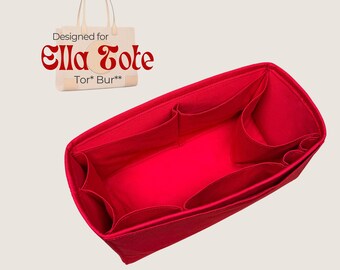 Poushy Premium Canvas Organizer s'adapte à EllaTote / Insert en tissu de haute qualité pour Ella Tote, doublure de protection de sac en lin